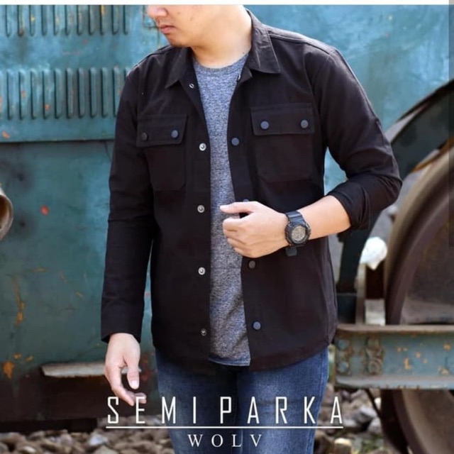 JAKET LEVIS SEMI PARKA PRIA TERBARU - NAVY, L