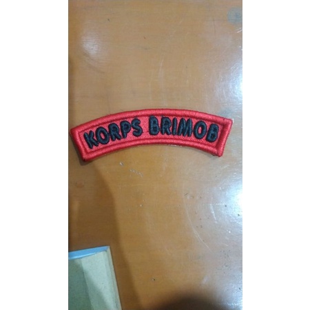 bordir Corp brimob // Pelopor//Gegana timbul
