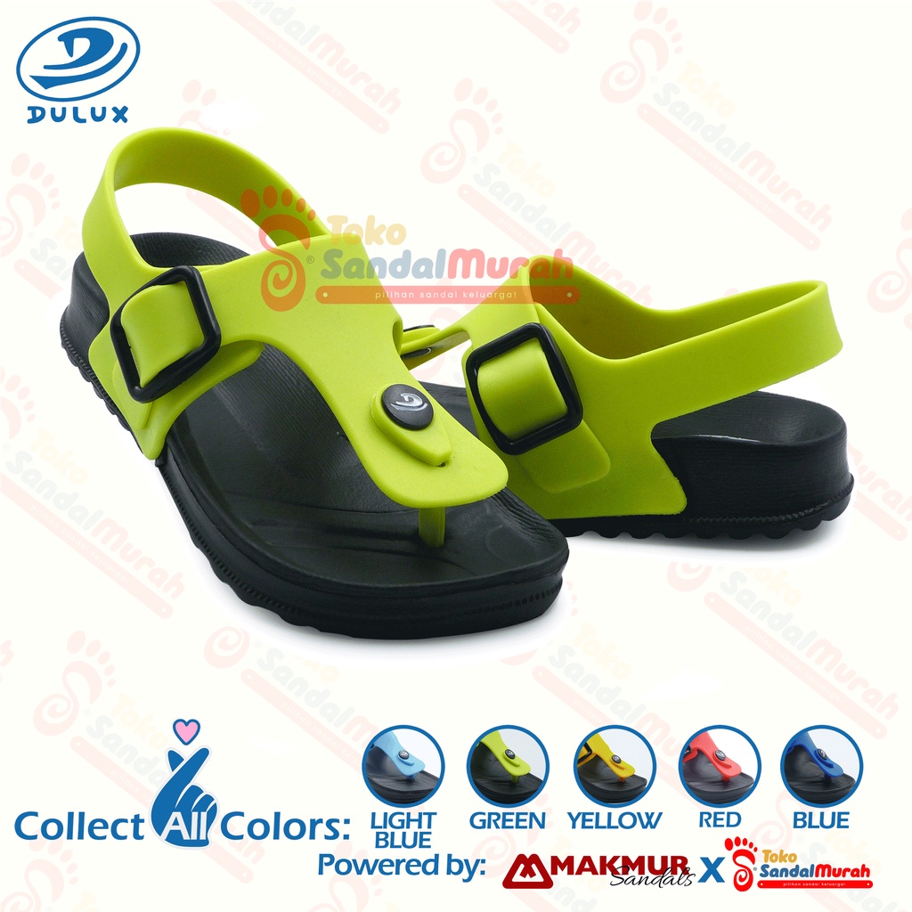 Toko sandal murah - Sandal Capit Tali Belakang Anak Unisex Model Gunung  M 213 E GN