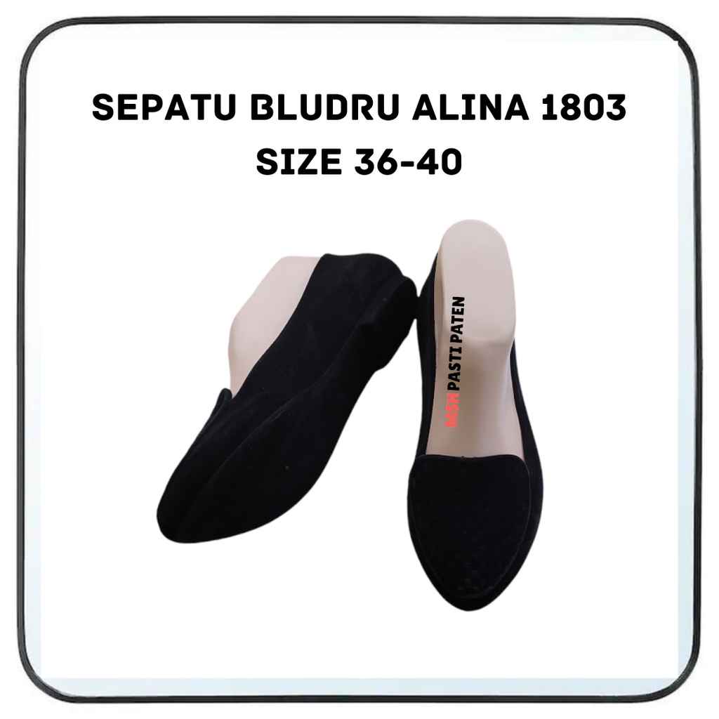 Flatsoes bludru ori alina 1803 ukuran 36-40 Sepatu wanita Sepatu formal