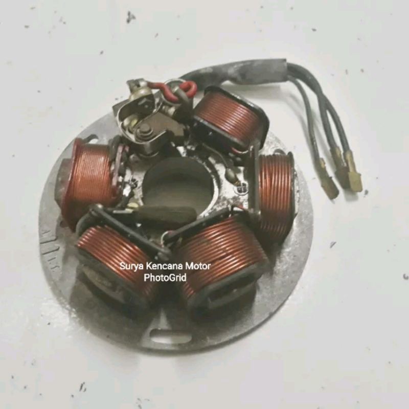 Spull spul spull komplit set Vespa PX lama platina Piaggio asli original