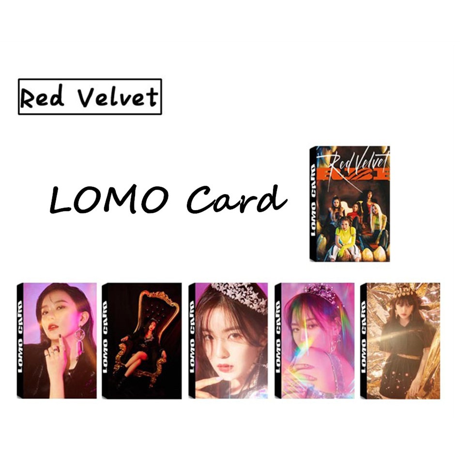 [Bayar Di Tempat]30pcs/set KPOP Red Velvet LOMO Card JOY SeulGi HD RBB Photocards