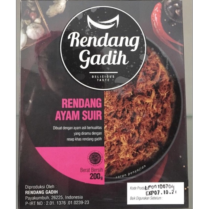 

Rendang Suir Ayam By Rendang Gadih