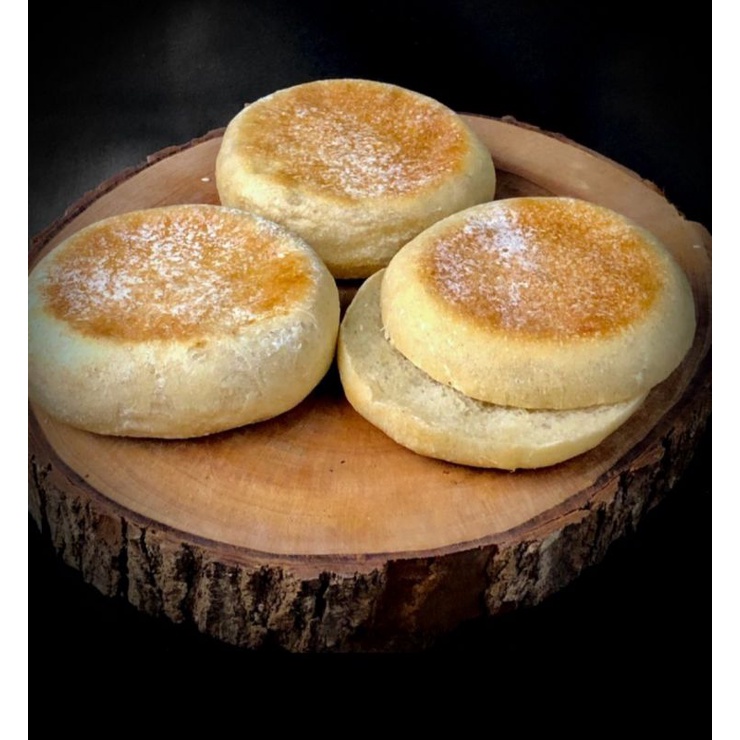 

Vegan Sourdough English Muffin Box 6 Pcs