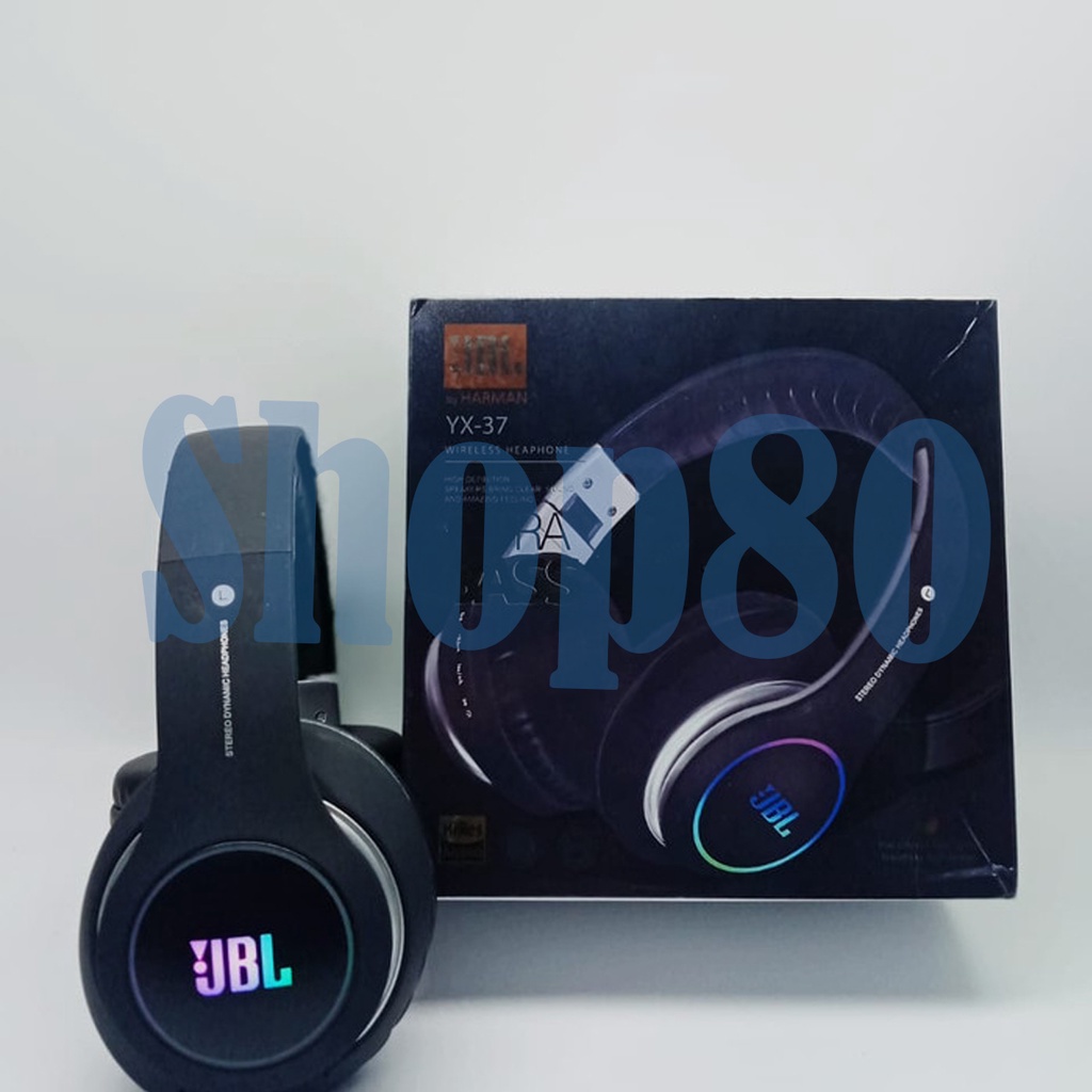 JBL Wireless Headphone Bluetooth by Harman YX-37 Headset Extra Bass