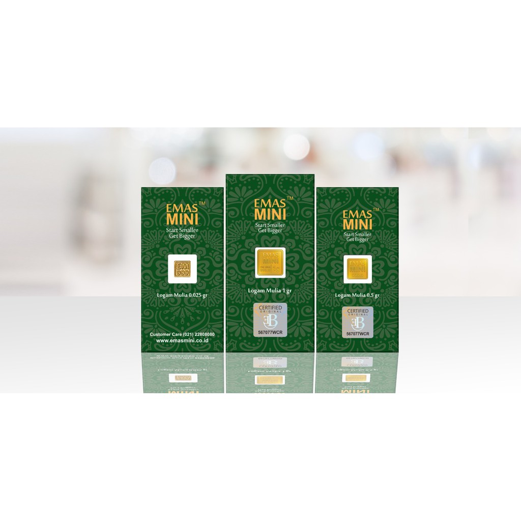 Emas Mini 0,025 - 0,1 GRAM
