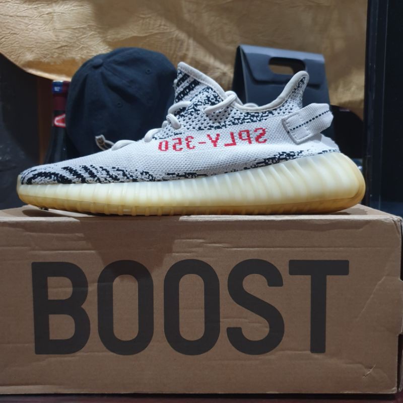 Yeezy Boost 350 V2 Sply Zebra Authentic Original Legit Used Ori Second