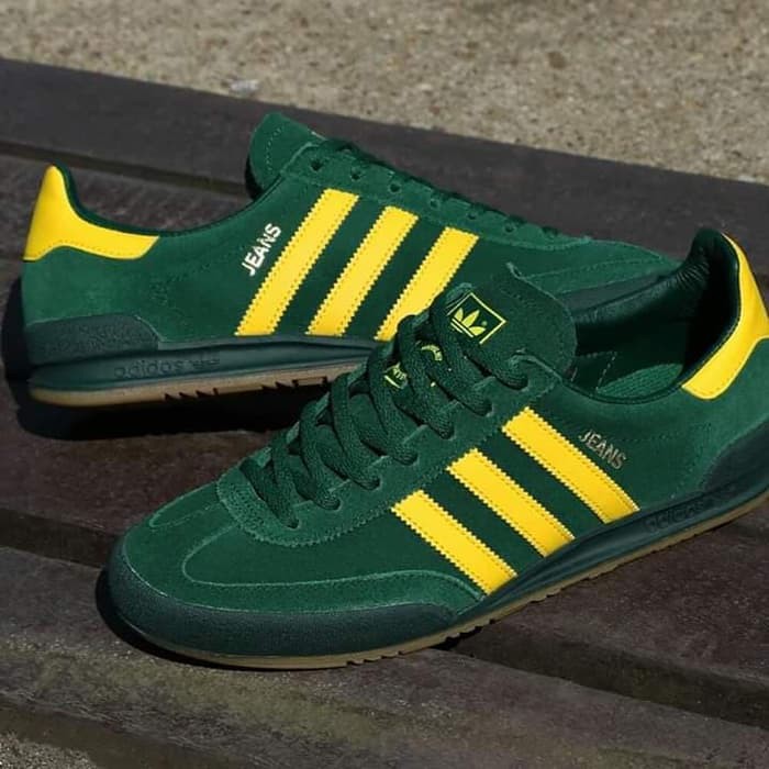 adidas original jeans green