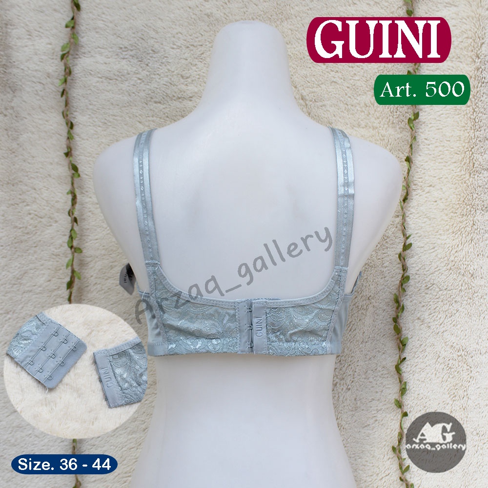 Bra Sister GUINI 500 | BH Brukat Wanita Dewasa Tanpa Kawat Busa Kancing 3