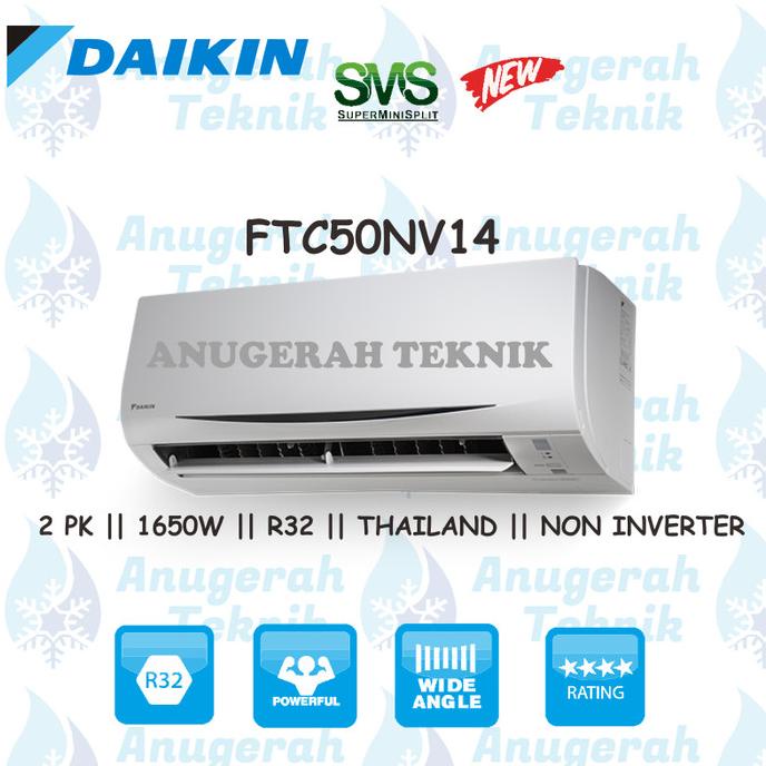 AC SPLIT DAIKIN 2 PK 2PK R32 THAILAND NON INVERTER - FTC50NV14
