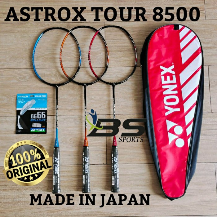 PROMO NEW  RAKET BADMINTON RAKET YONEX ASTROX TOUR 8500 ORIGINAL - Biru, Tidak Disenar