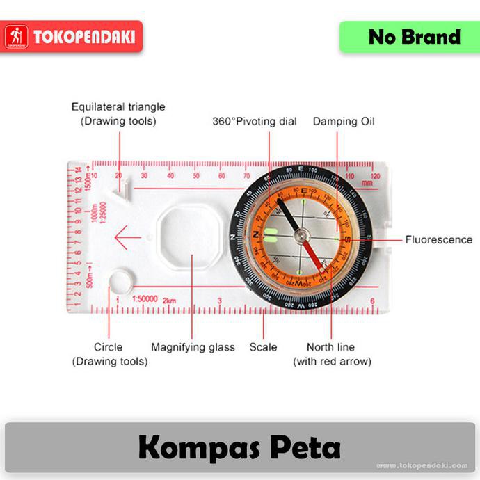 Kompas Silva Peta Orienteering Penggaris Zoom In Maps Compass Shopee Indonesia