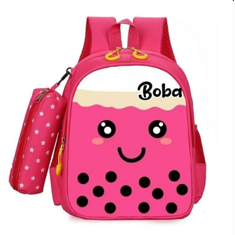 KSO_BAG - Tas Ransel Anak Terbaru Kekinian Backpack Carakter Fashion BOBA 1 Termurah