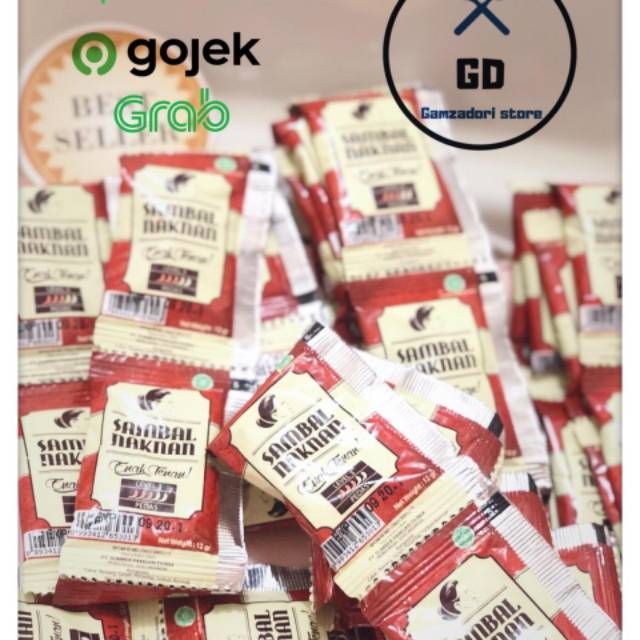 

Sambal naknan sachet | sambel naknan | 50 sachet best seller ready di medan