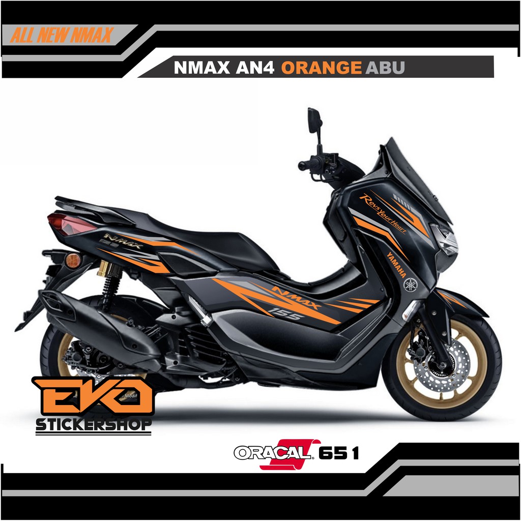Stiker All New Nmax Hitam Cutting Sticker Shopee Indonesia