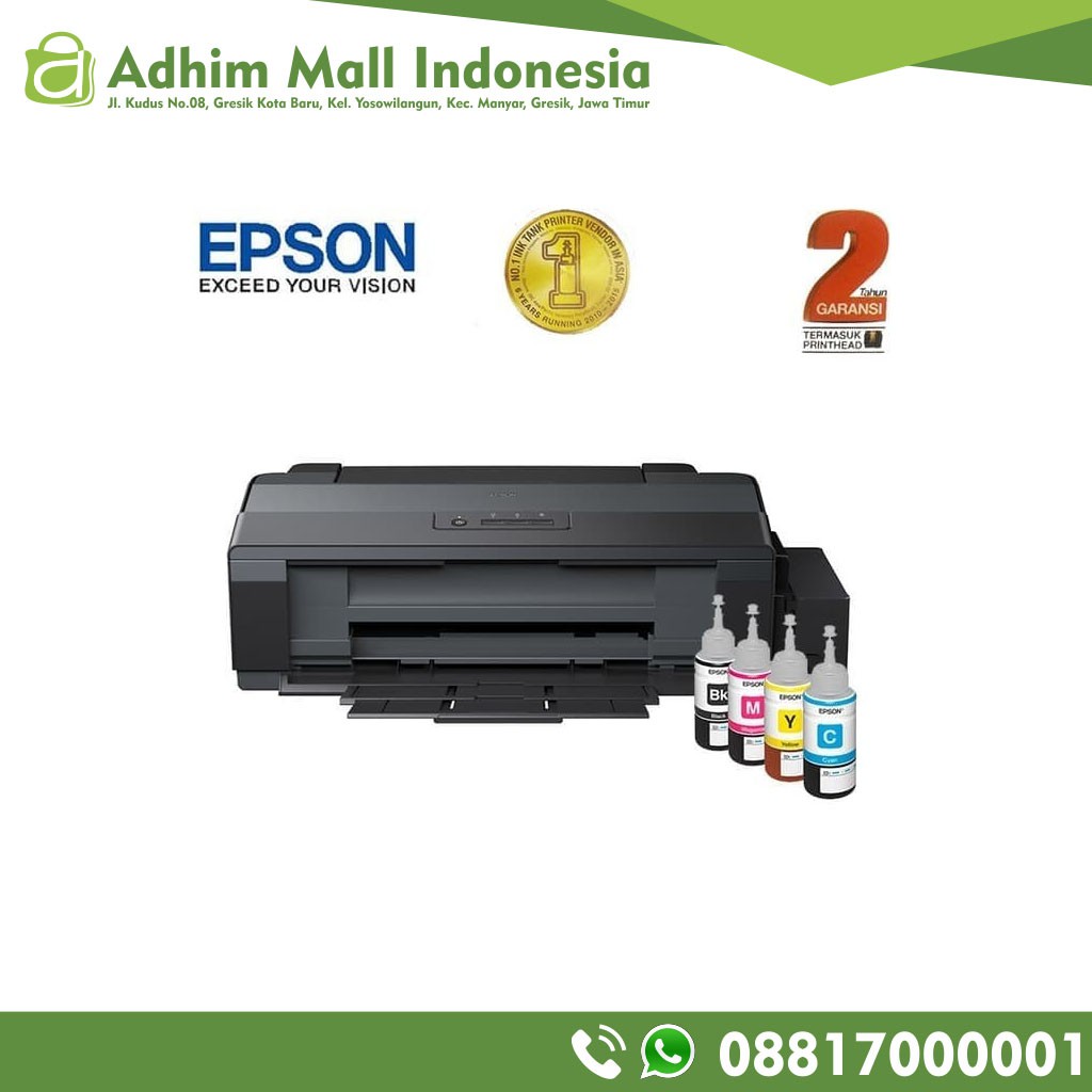 

PRINTER A3 A3+ EPSON L1300 INK TANK ORIGINAL L 1300 GARANSI RESMI