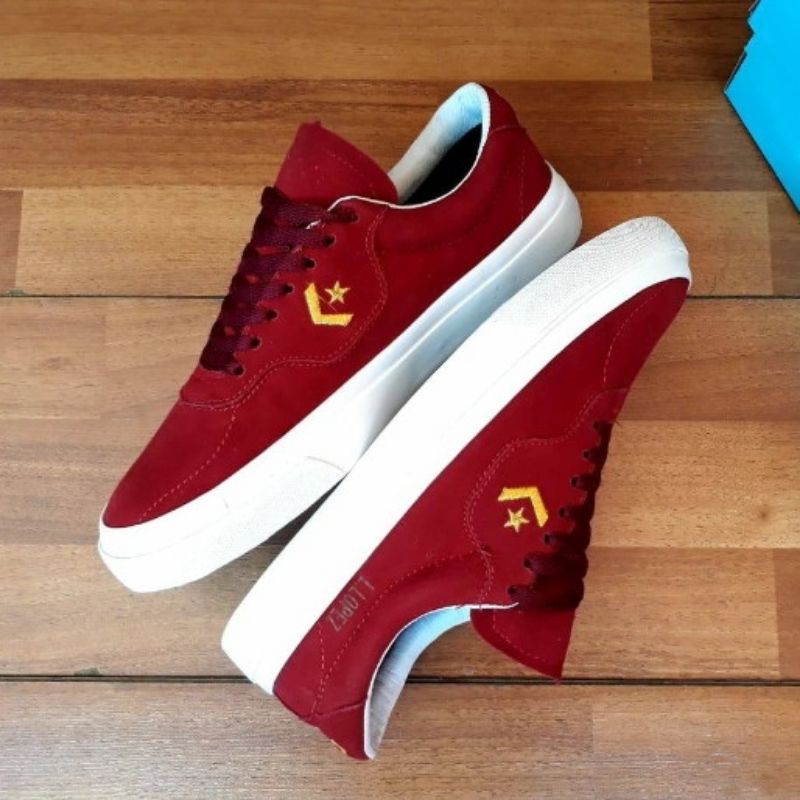 CONVERSE LOUI LOPEZ PRO ARMY 100% BNIB IMPORT MADE IN VIETNAM SEPATU PRIA BEST SELLER BISA BAYAR DI TEMPAT (COD)-MAROON