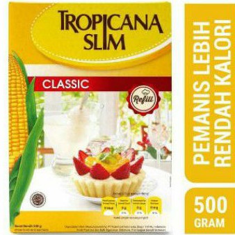 

Tropicana slim sweetener CLASSIC gula pemanis rendah kalori REFILL 500gr