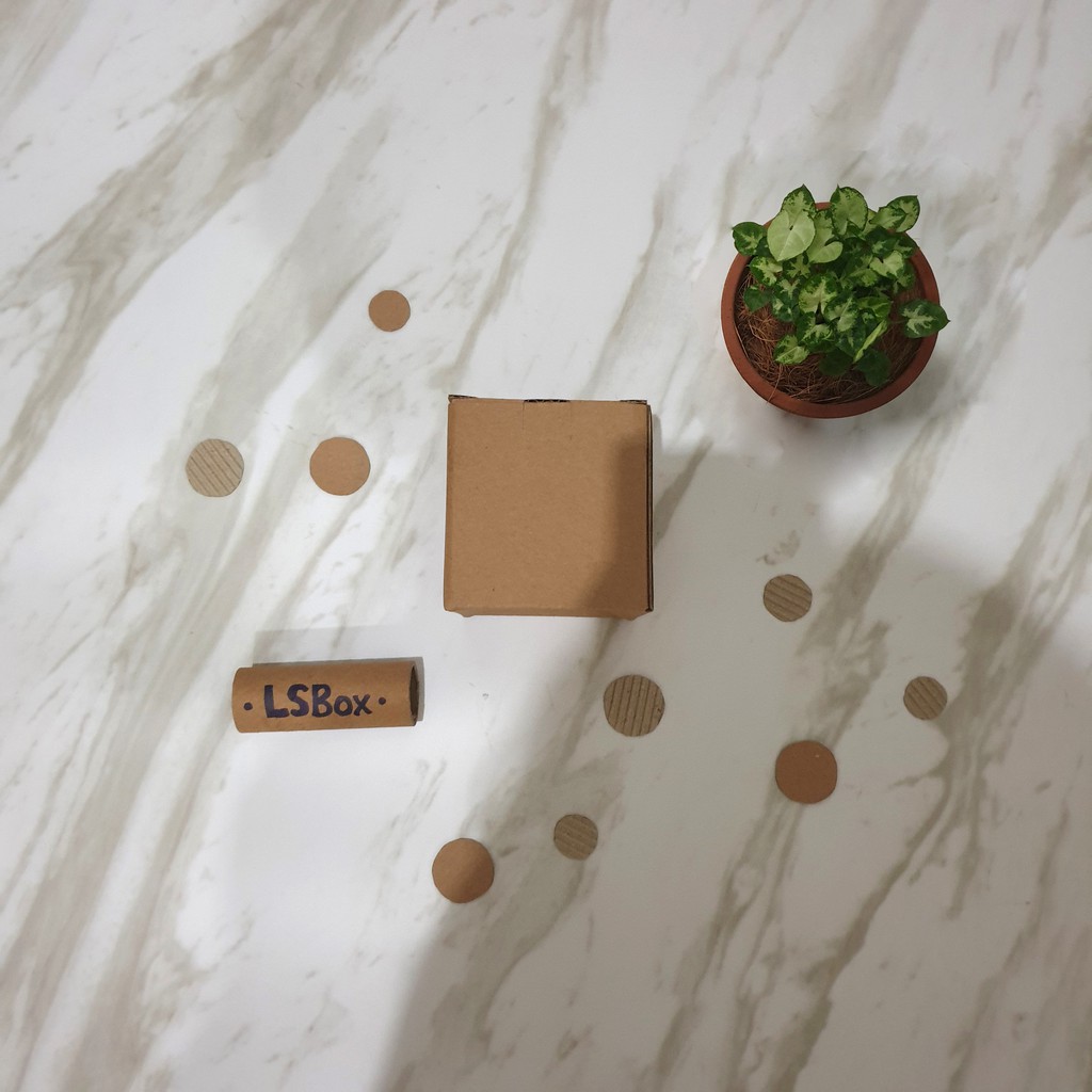 Kardus Packing Murah 8x8x8 Die Cut Mug Box - Packaging Olshop Kado Gelas Lilin Gift-2