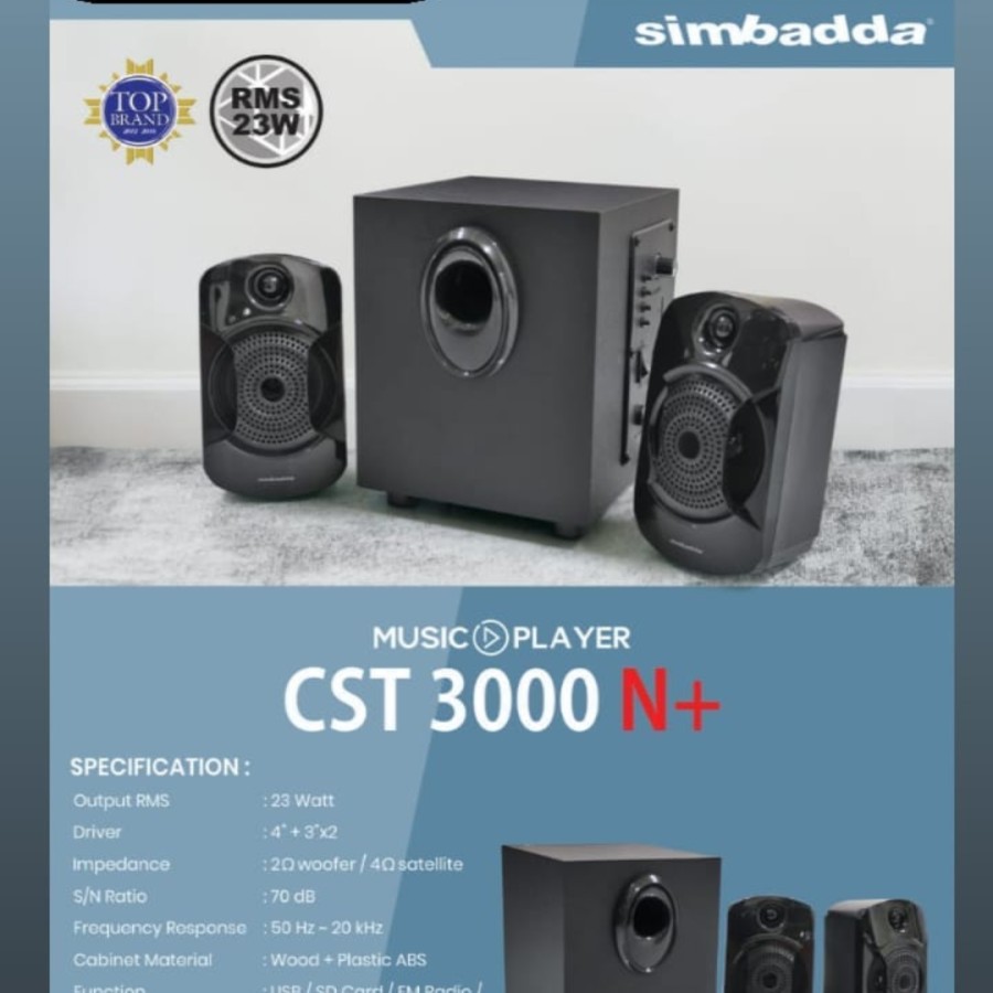 Simbadda CST 3000N+ Multimedia Speaker