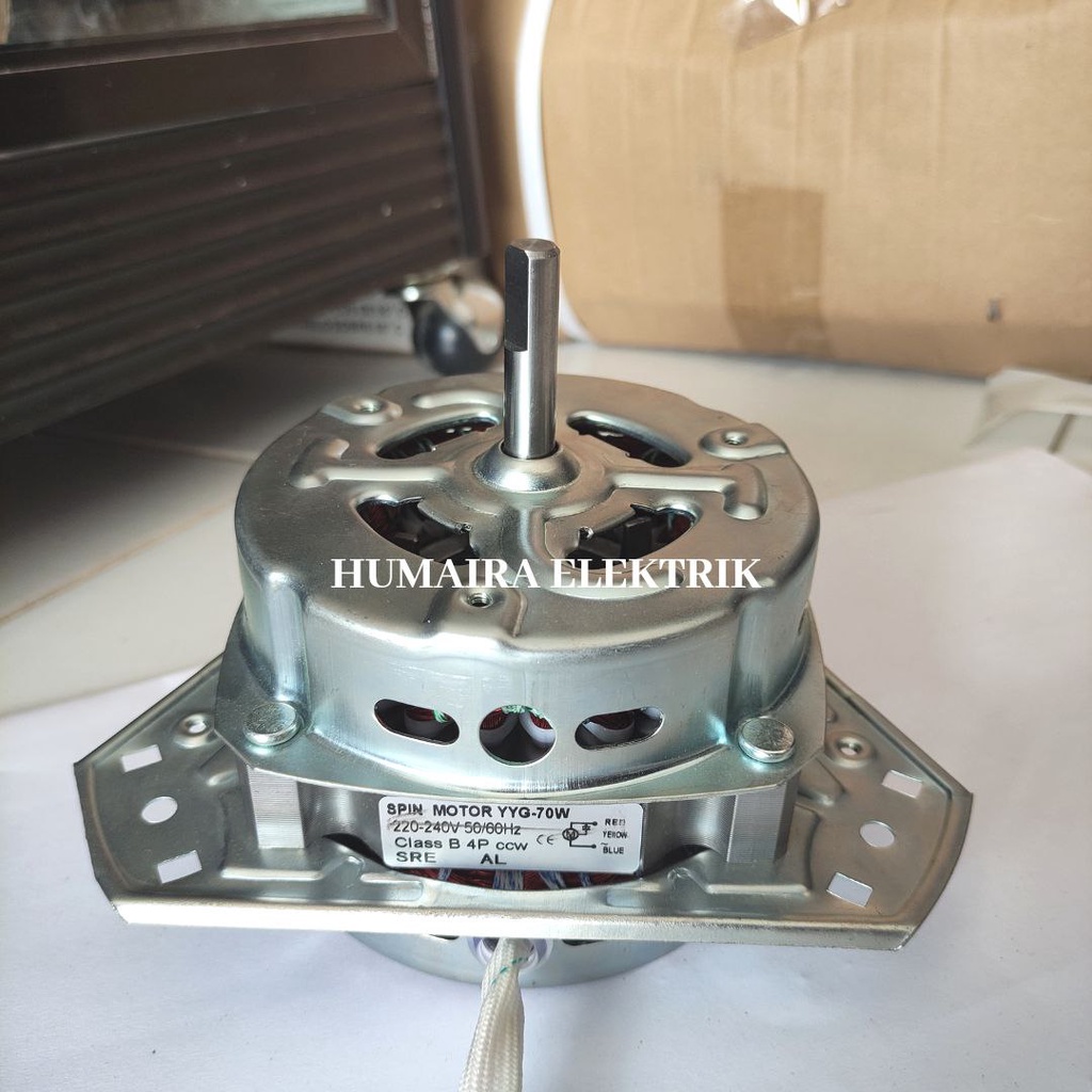 Dinamo Spin Dinamo Pengering Mesin Cuci Polytron as 10mm  YYG Spin 70watt Alumunium