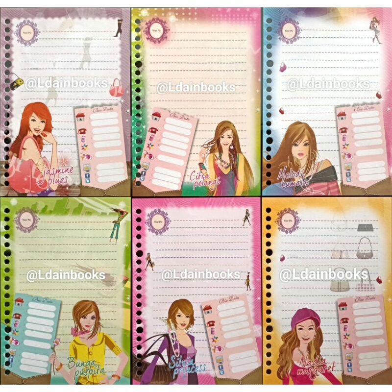 

WAJIB BACA DESKRIPSI PRODUK! Isi Binder Harvest A5 Miss Sweet Seventeen Lengkap