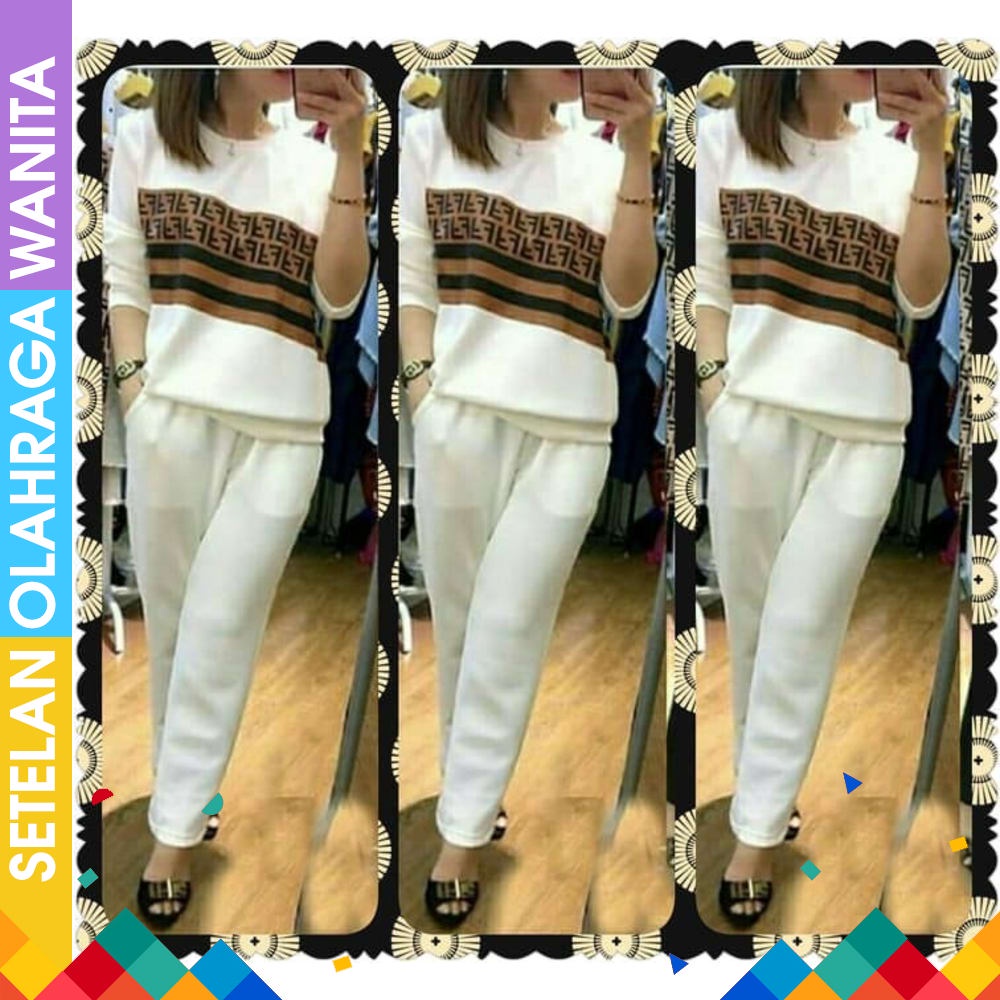 Setelan Senam Olahraga Set Sunrise Zumba Army Baju Senam Zumba Aerobik Fitness Baju Gym Baju senam