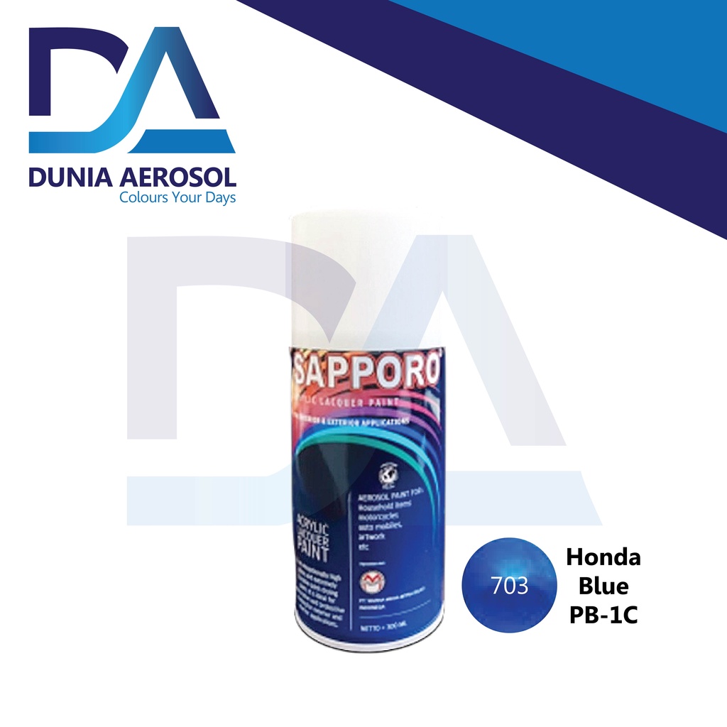 Sapporo Spray Honda Blue 703 Candy Blue Pylox Pilox Cat Semprot