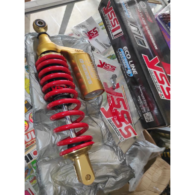 Shock Belakang YSS G Series G Plus Gold Ukuran 330MM Single Matic