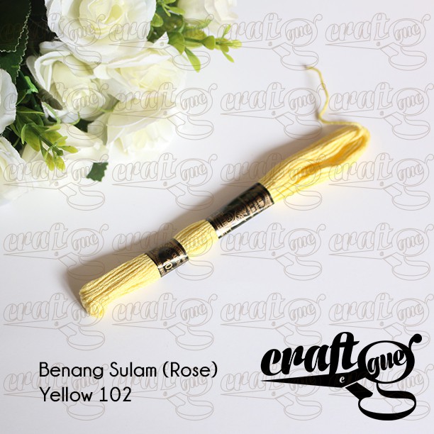 Benang Sulam (Rose) YELLOW-ORANGE