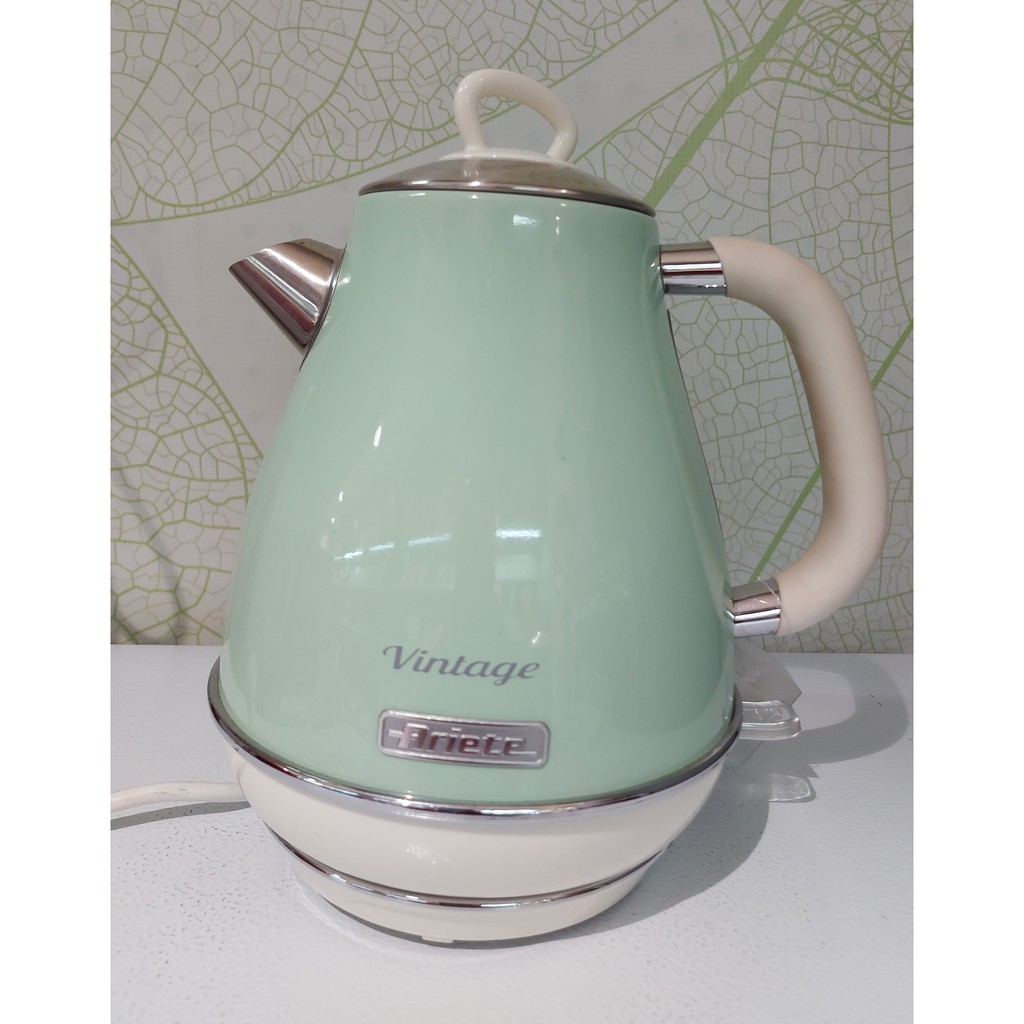 ARIETE TEKO LISTRIK 1L / PEMANAS AIR GREEN VINTAGE / WATER KETTLE VINTAGE