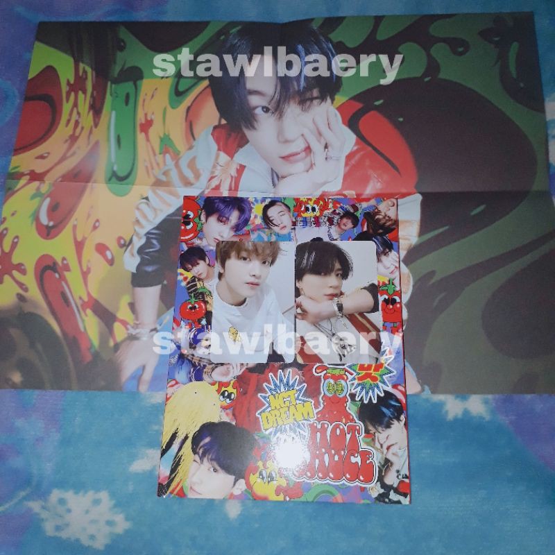 [+POSTER] NCT DREAM Hot Sauce Crazy Vers - Album Only PC Cafe Jeno Haechan Chenle Poster Jeno