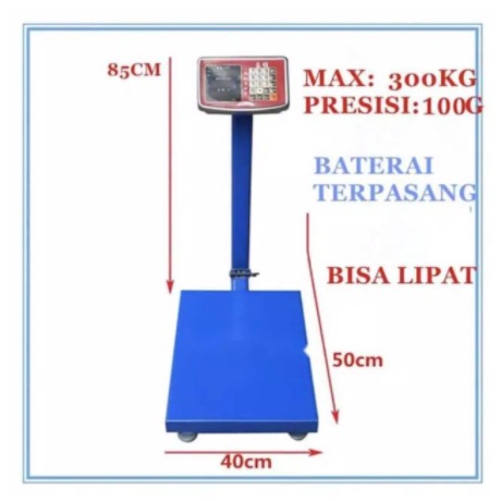 timbangan duduk digital kapasitas 300kg/ electrik platform scale 300kg- 300kg