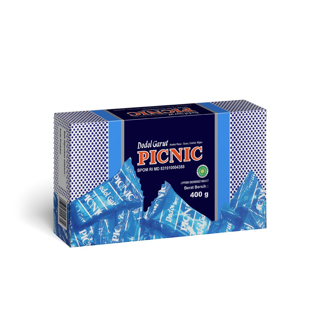 

Dodol Garut Picnic Clasic Dus Biru 400g Rasa Original