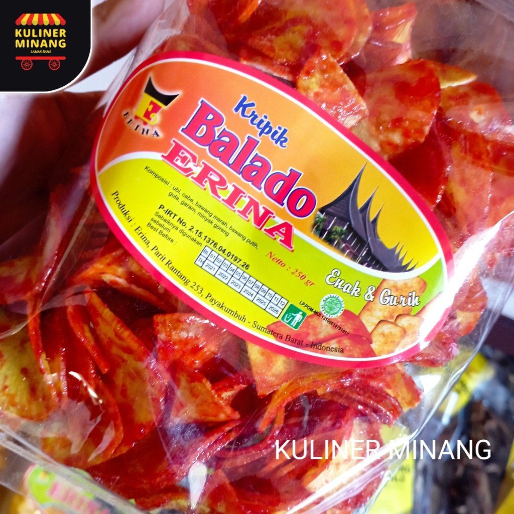 

Sanjai Balado bulat Erina Oleh-Oleh Asli Cemilan Kampung Makanan Khas Payakumbuh Padang Jajanan Snack Kuliner Minang Kabau AX00