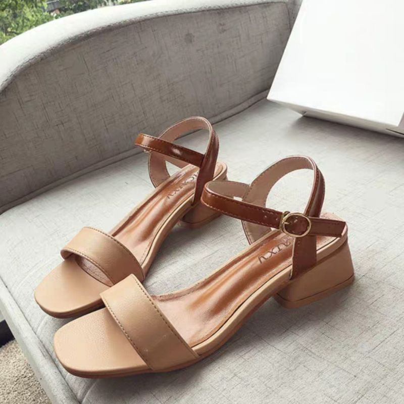 SANDAL WANITA HAK TAHU 3CM SA95