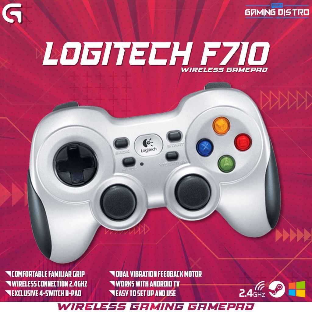 Gamepad Logitech F710 Wireless - Logitech F710 Gaming Controller