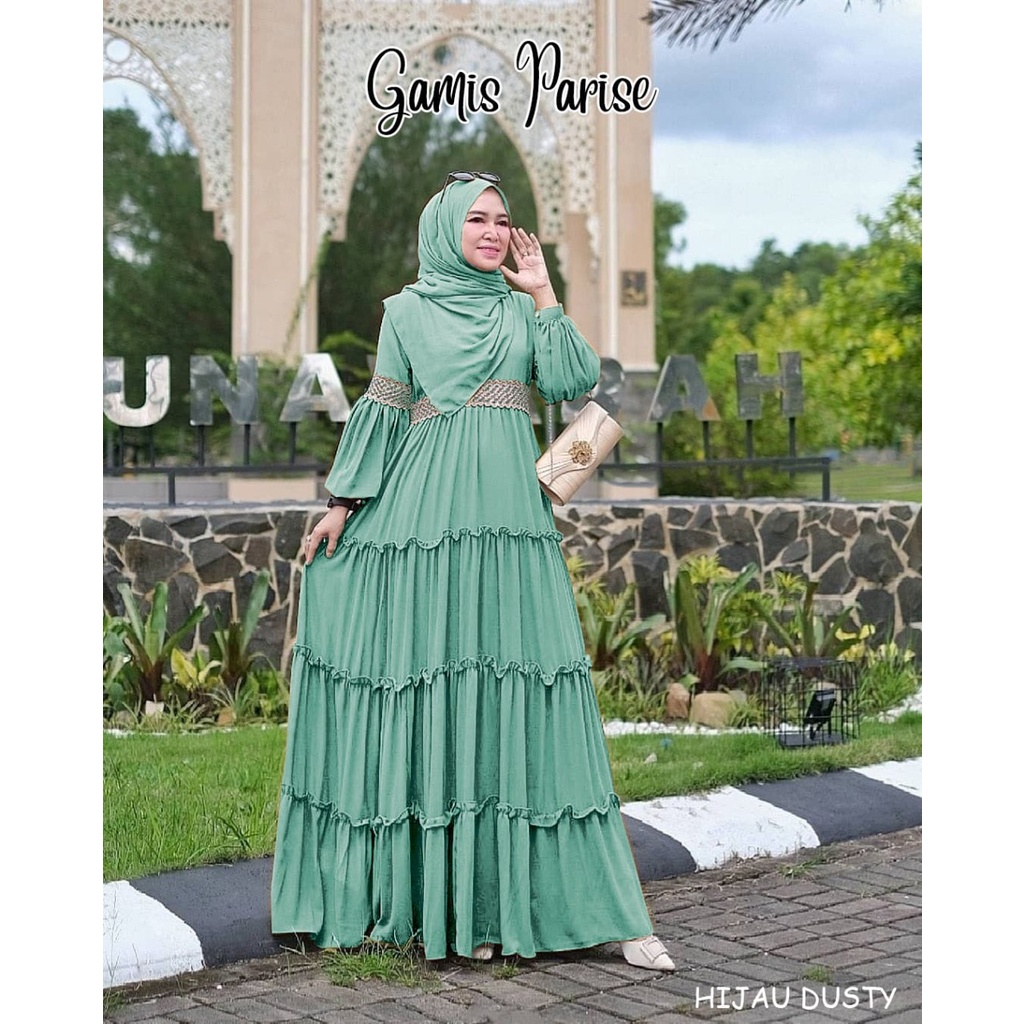 REKOMENDASI GAMIS PESTA PARISE DRESS UNTUK LAMARAN