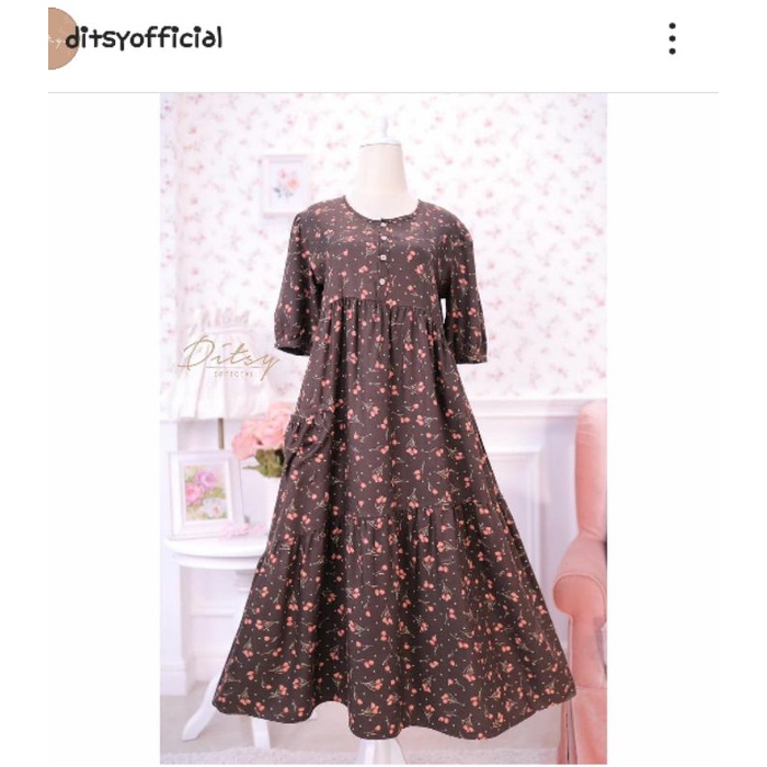 Daster Ditsy Juli 2022 (Siesta Vintage L, Nightdress Lilac)