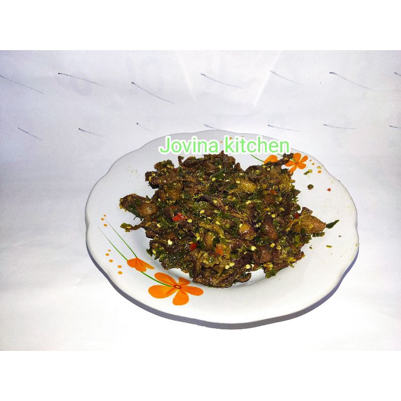 

Vegan food kaki Jamur hiu koh masak cabe hijau / Makanan Vegan / Vegetarian