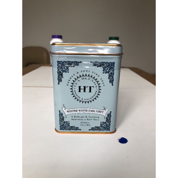 

Harney & Sons Fine Tea HT Tea Blends, Winter White Earl Grey Tea, 20 Sachets, 1.4 oz (40 g), Teh Putih, White Tea, Teh Herbal, Teh Impor
