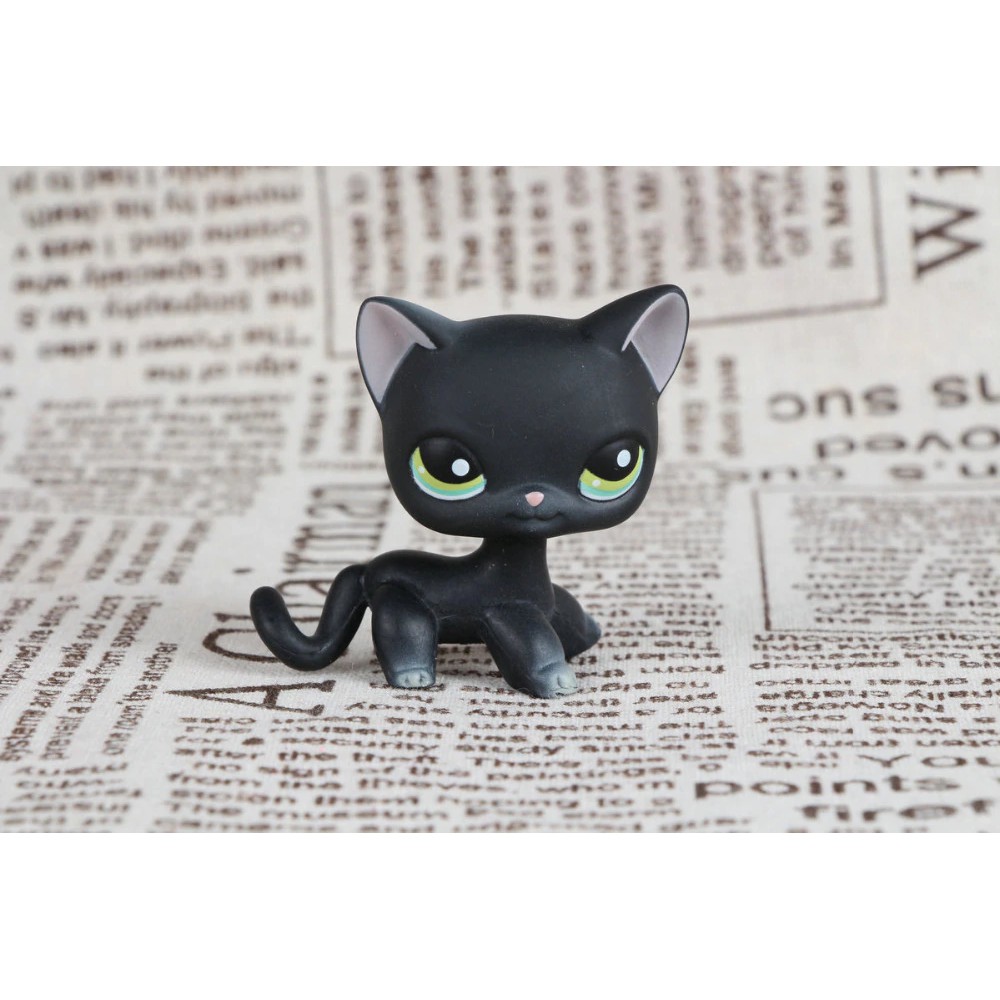 Real Pet Shop Lps Toys Collections Standing Short Hair Cat White