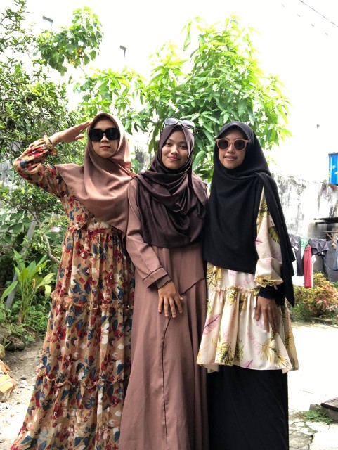 Gamis Premium Ceruty Motif Batik/gamis Pesta/gamis Premium/gamis Terbaru