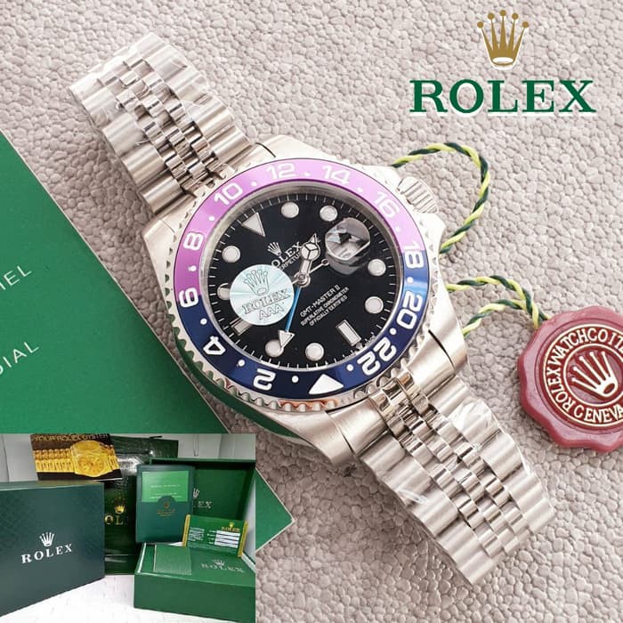 Jam Tangan Pria Rolex GMT-Master full set box ORIGINAL