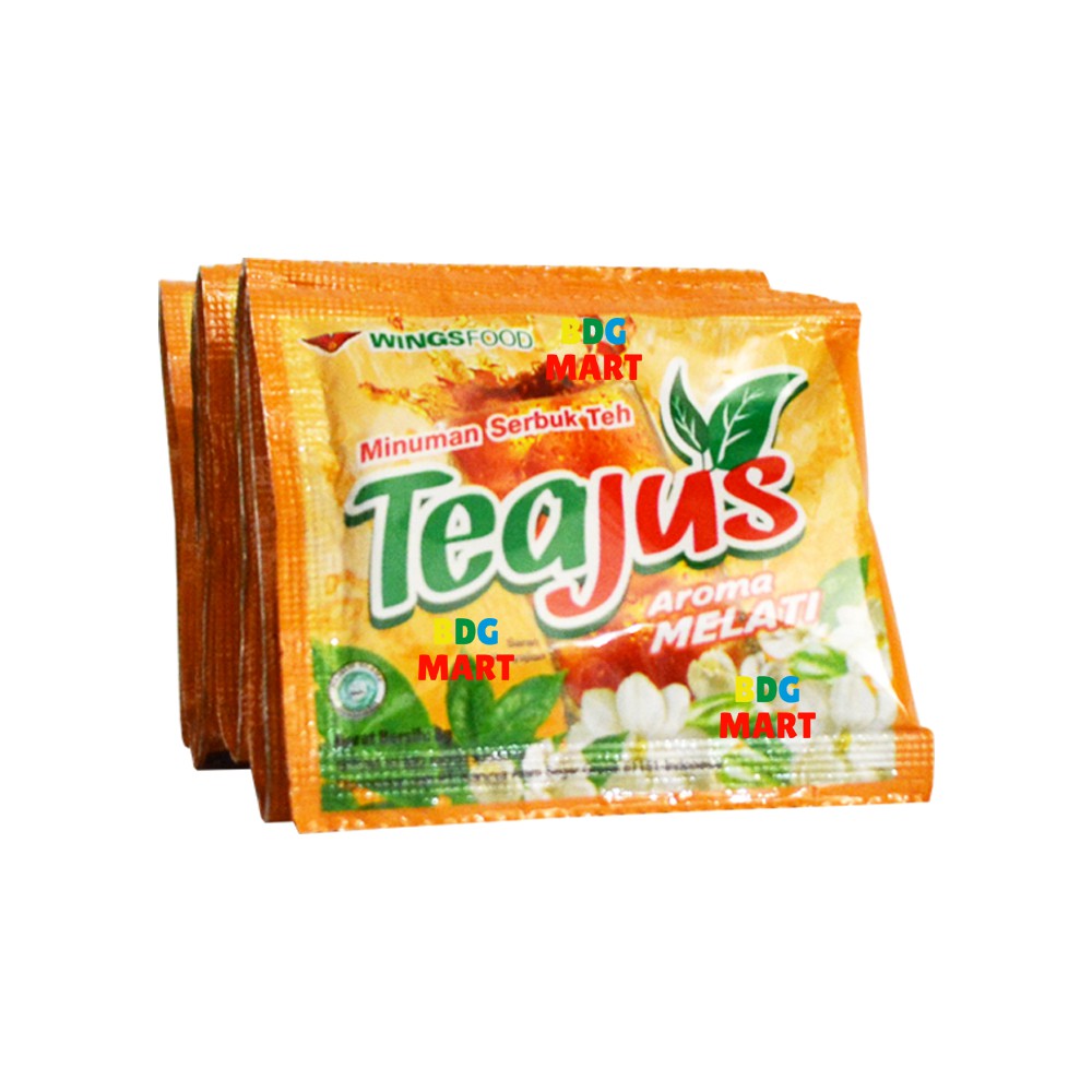 

RENCENG Wings Food Tea Jus Melati Perpaduan Teh Dengan Aroma Kembang Melati - 10 x 8gr