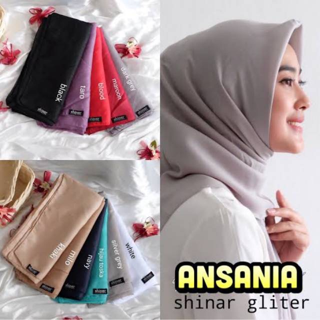 Hijab segi empat ansania glamour
