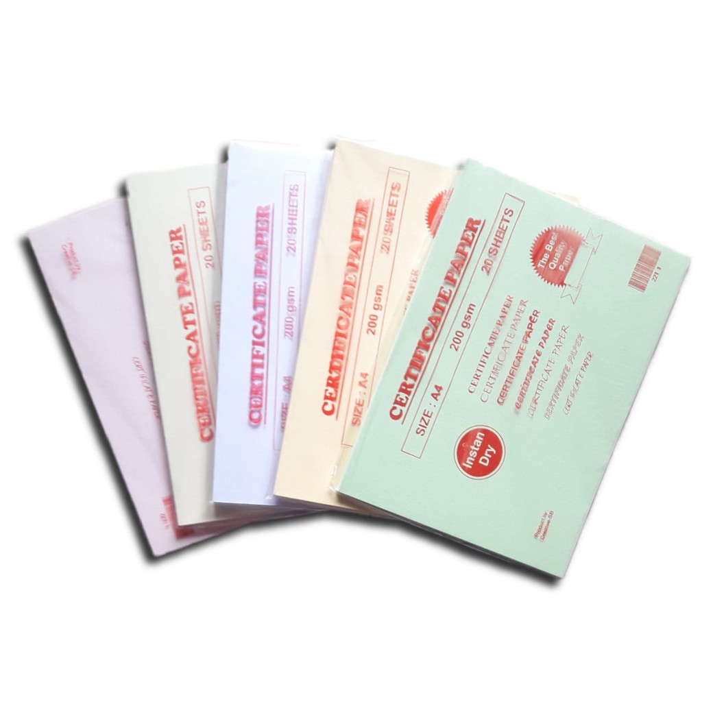 

Kertas Sertifikat A4 200 gsm