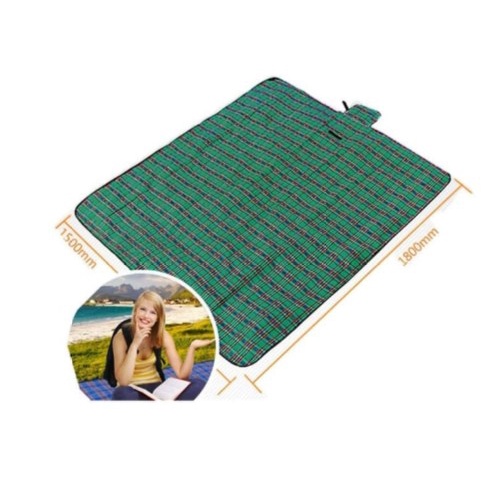 Matras Tikar Tiker Lipat Piknik 150x180 Foldable Traveling Camping