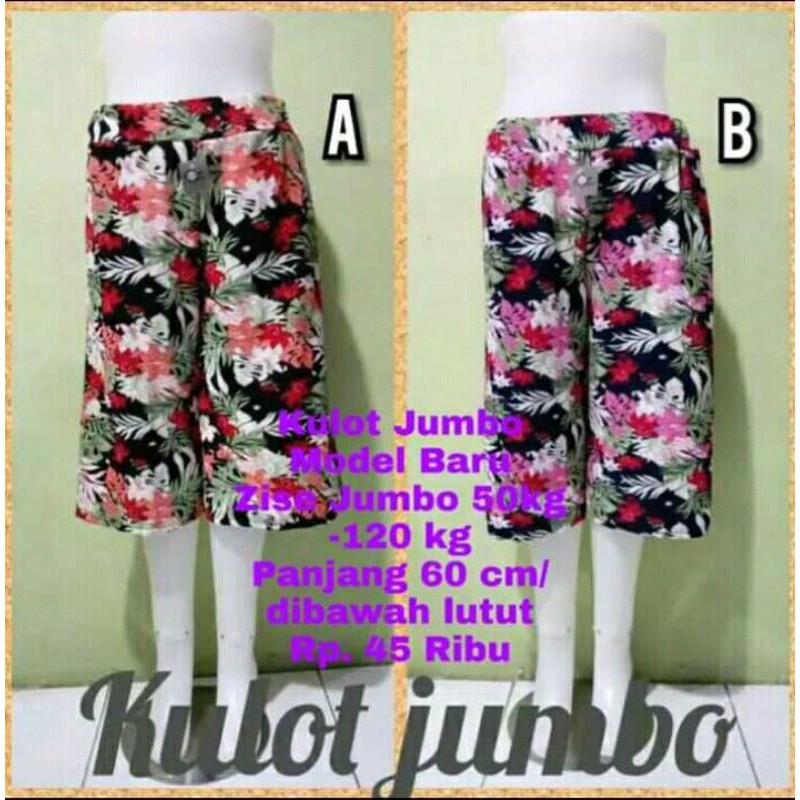 KULOT TERBARU BUNGA JUMBO