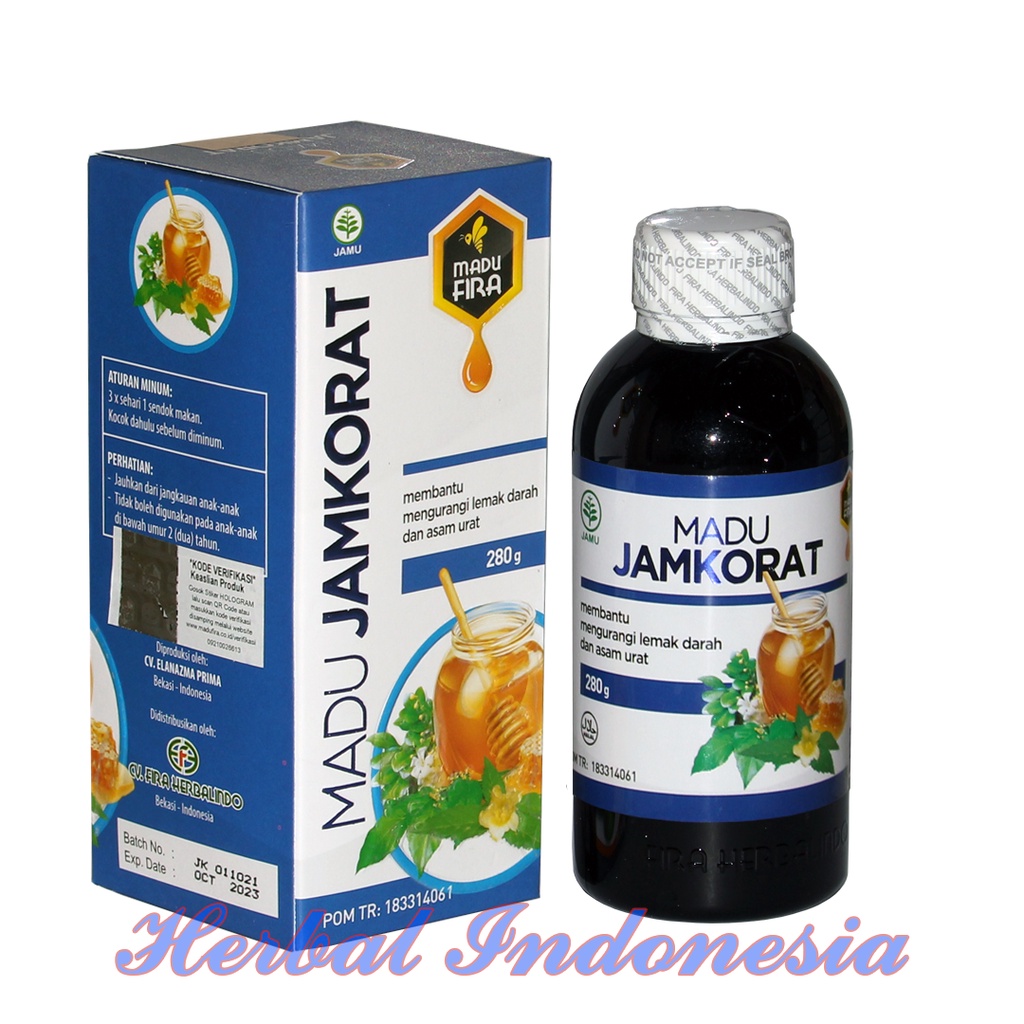 Madu Jamkorat Fira 280gr | Madu Asam Urat dan Kolestrol